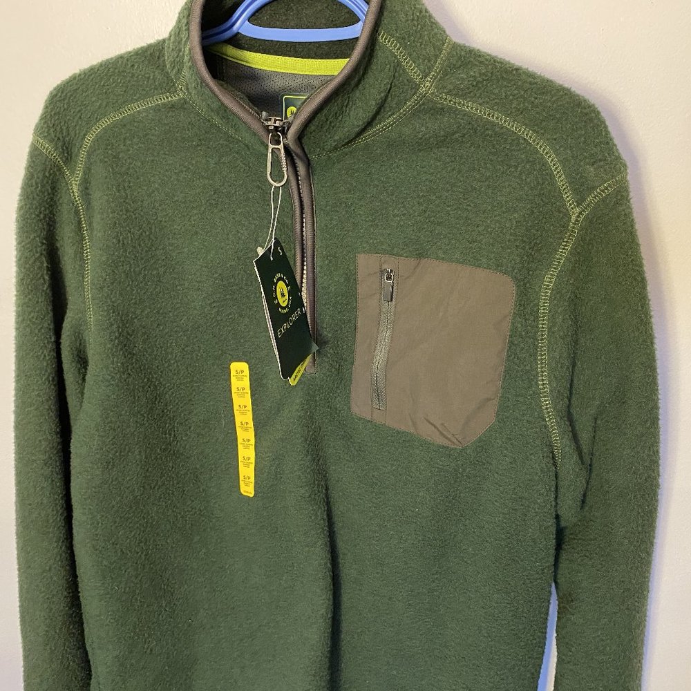 Bass Arctic Terrian 1/4 zip Mens Fleece